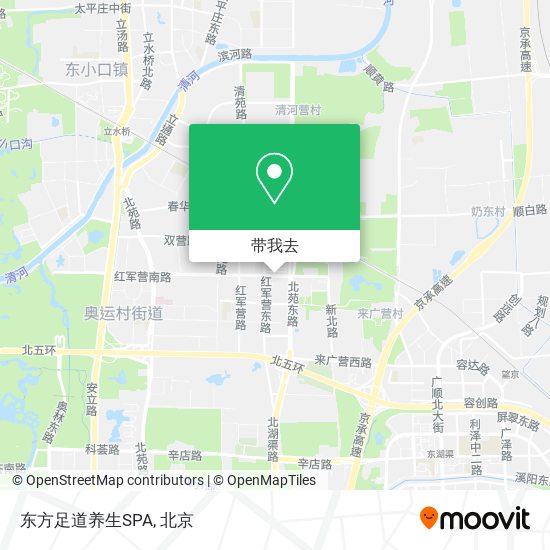 东方足道养生SPA地图