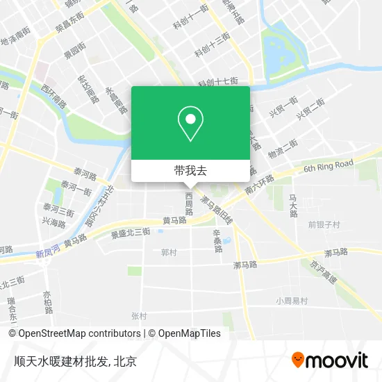 顺天水暖建材批发地图