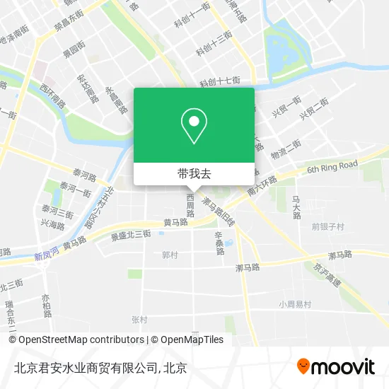 北京君安水业商贸有限公司地图