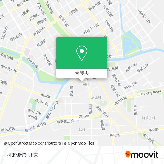 朋来饭馆地图