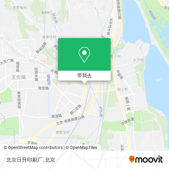 北京日升印刷厂地图