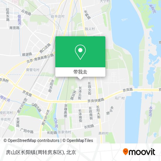 房山区长阳镇(周转房东区)地图