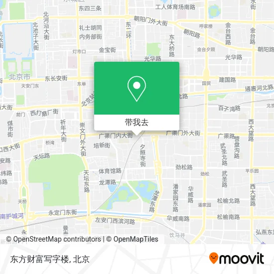东方财富写字楼地图
