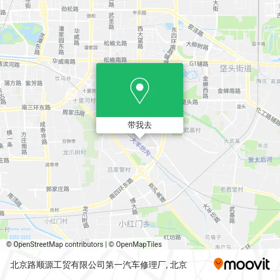 北京路顺源工贸有限公司第一汽车修理厂地图