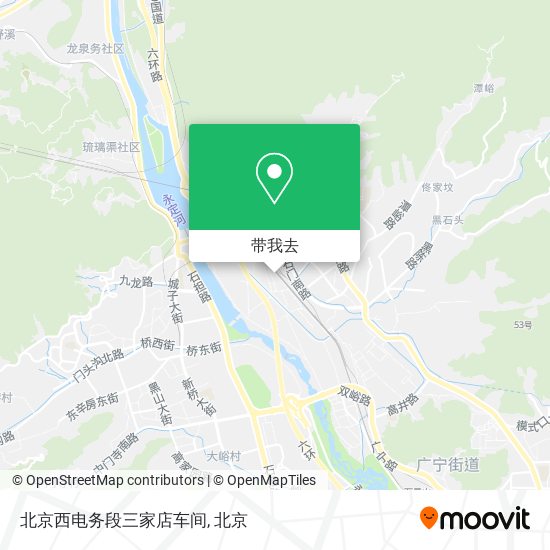 北京西电务段三家店车间地图