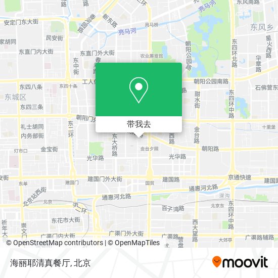 海丽耶清真餐厅地图