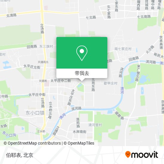 伯耶表地图