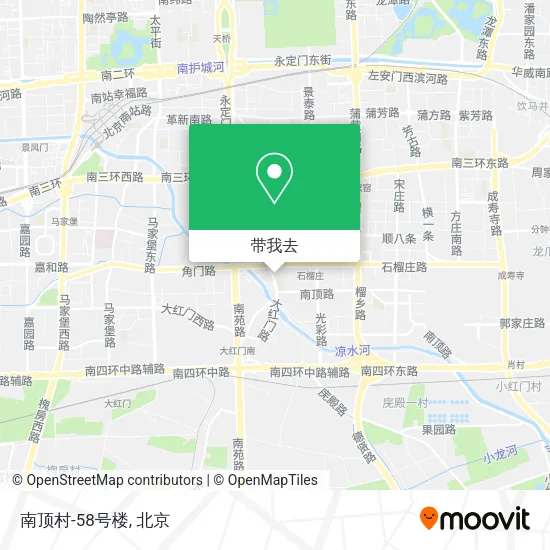 南顶村-58号楼地图