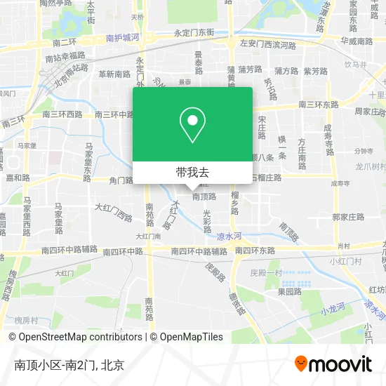 南顶小区-南2门地图