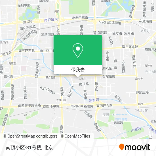 南顶小区-31号楼地图