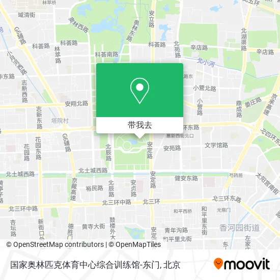国家奥林匹克体育中心综合训练馆-东门地图