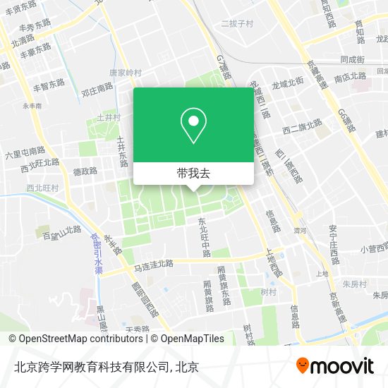 北京跨学网教育科技有限公司地图
