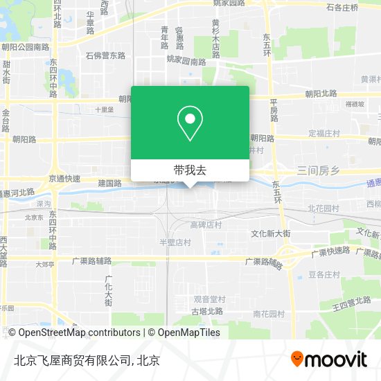 北京飞屋商贸有限公司地图