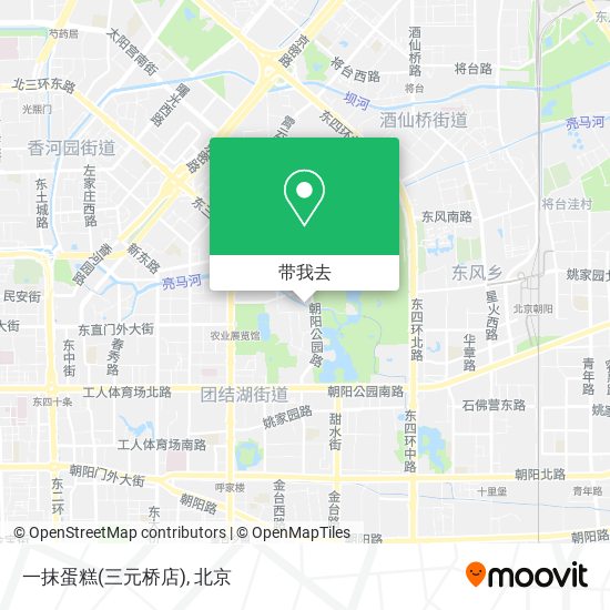 一抹蛋糕(三元桥店)地图