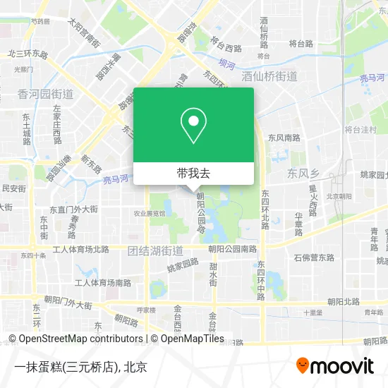 一抹蛋糕(三元桥店)地图