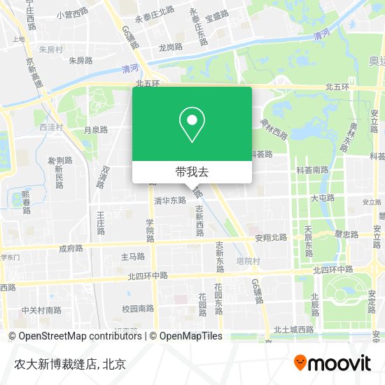 农大新博裁缝店地图