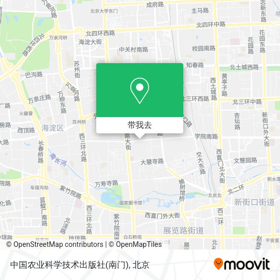 中国农业科学技术出版社(南门)地图
