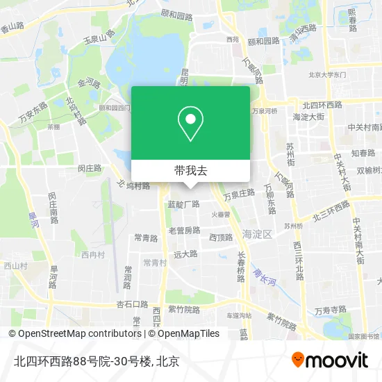 北四环西路88号院-30号楼地图