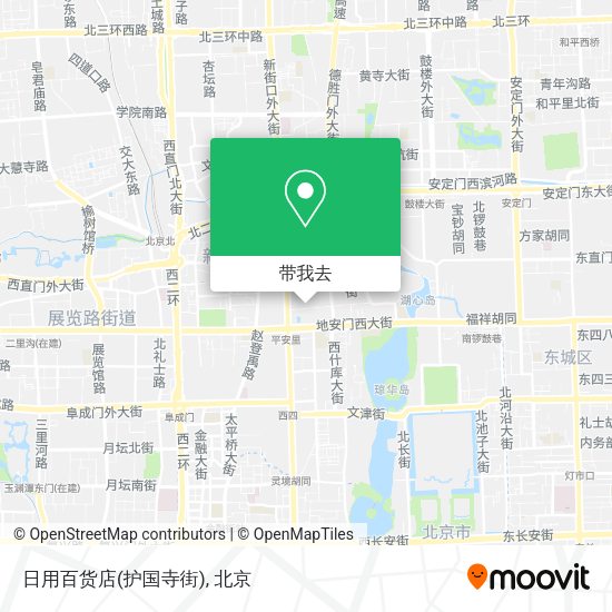 日用百货店(护国寺街)地图