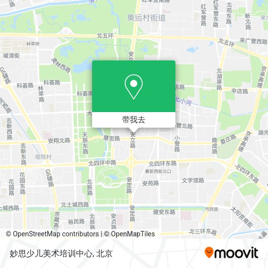 妙思少儿美术培训中心地图