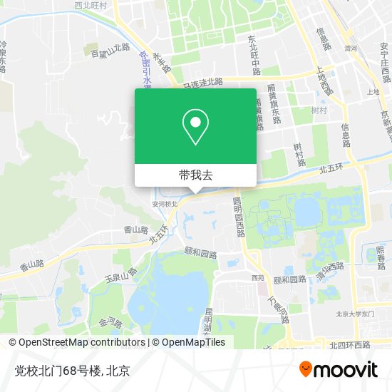 党校北门68号楼地图