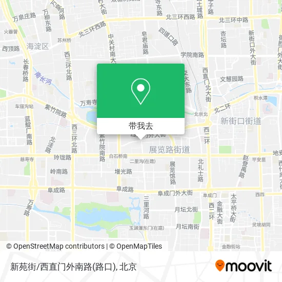 新苑街/西直门外南路(路口)地图