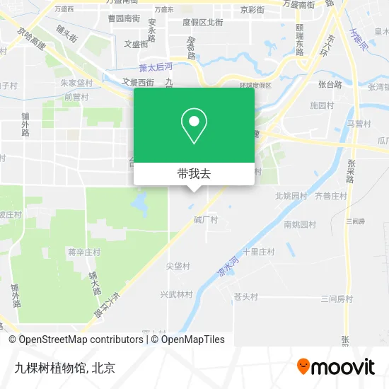 九棵树植物馆地图