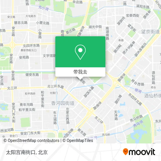 太阳宫南街口地图