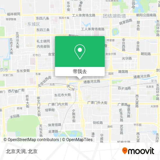北京天润地图