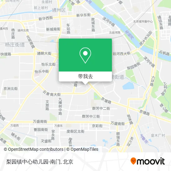 梨园镇中心幼儿园-南门地图