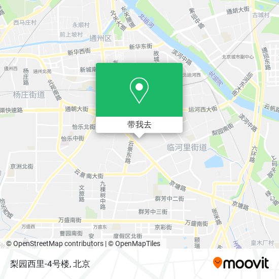 梨园西里-4号楼地图