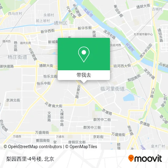梨园西里-4号楼地图