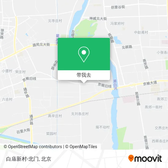 白庙新村-北门地图