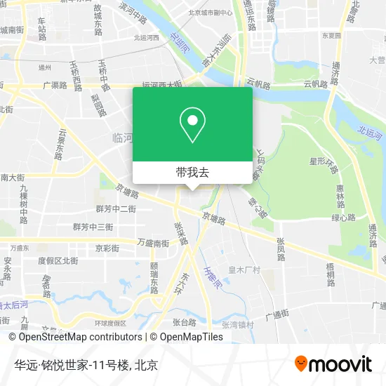 华远·铭悦世家-11号楼地图