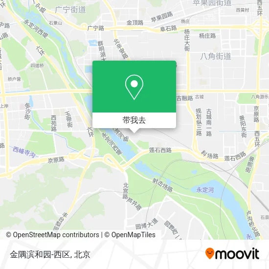 金隅滨和园-西区地图