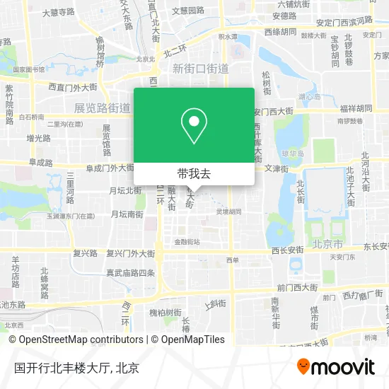 国开行北丰楼大厅地图