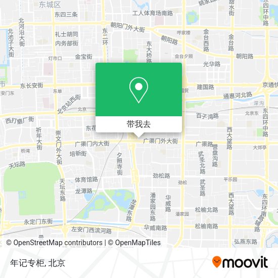 年记专柜地图