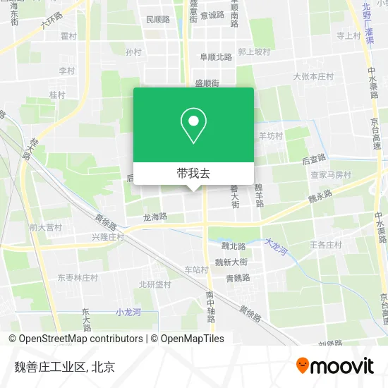 魏善庄工业区地图