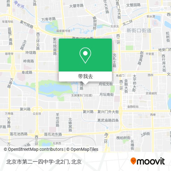 北京市第二一四中学-北2门地图