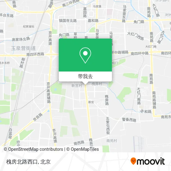 槐房北路西口地图