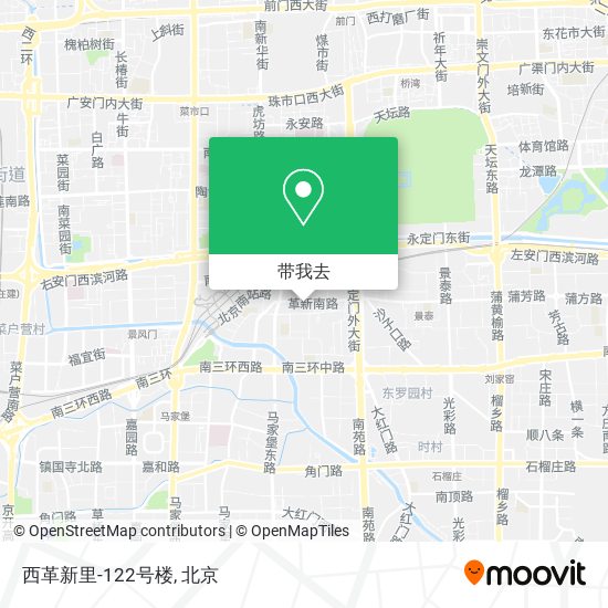 西革新里-122号楼地图