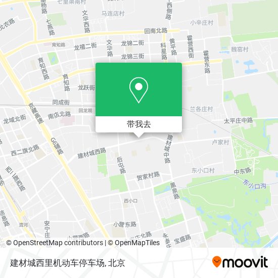 建材城西里机动车停车场地图