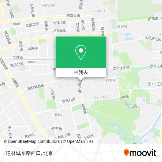 建材城东路西口地图