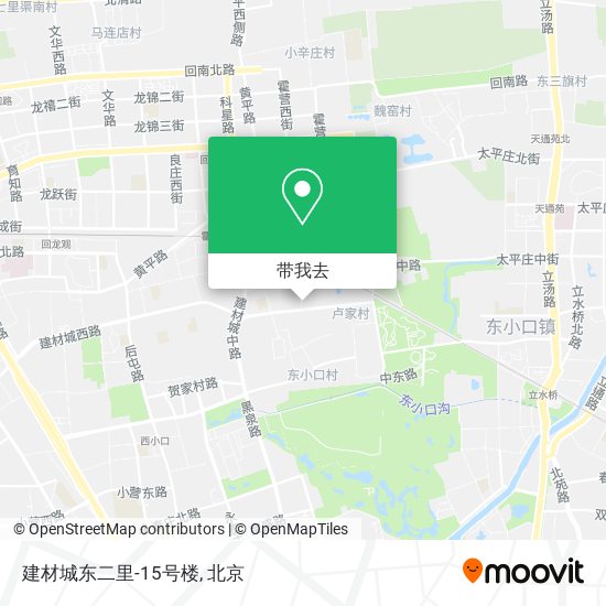 建材城东二里-15号楼地图