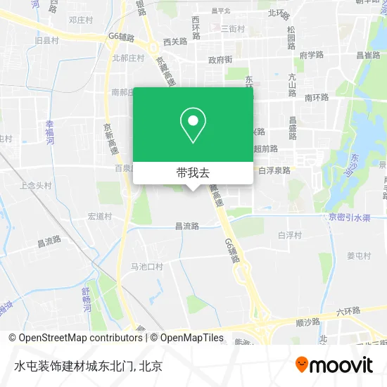 水屯装饰建材城东北门地图