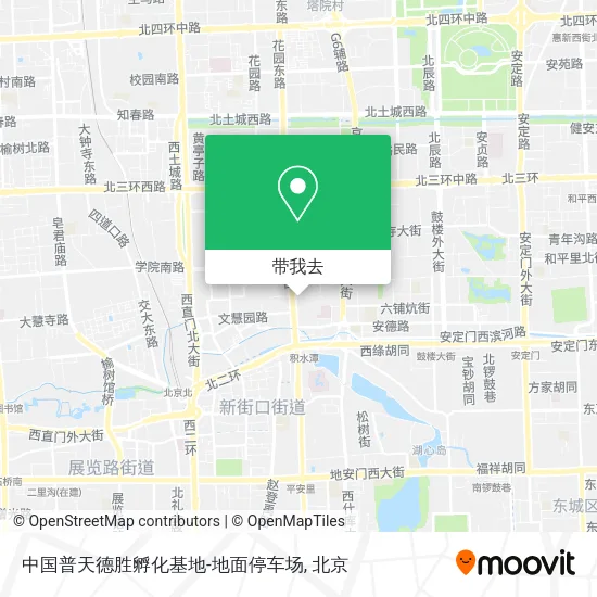 中国普天德胜孵化基地-地面停车场地图