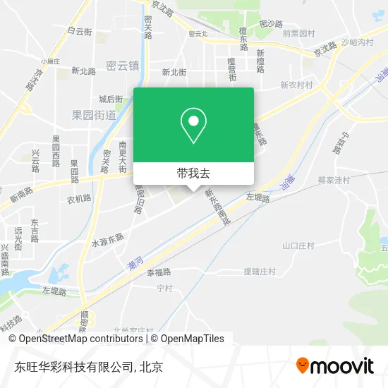 东旺华彩科技有限公司地图