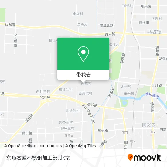 京顺杰诚不锈钢加工部地图