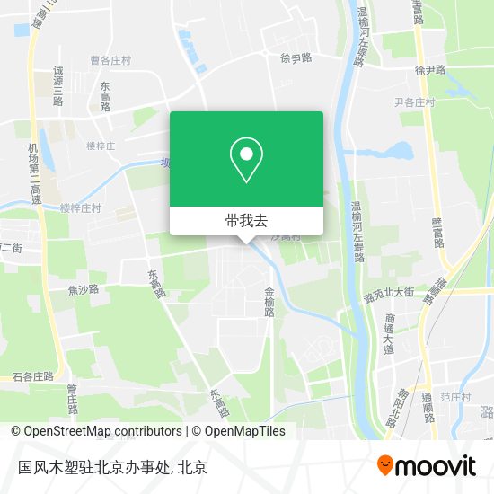 国风木塑驻北京办事处地图