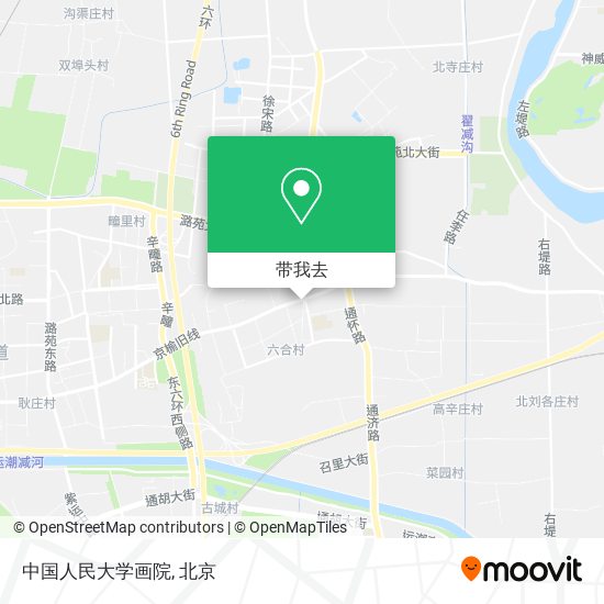 中国人民大学画院地图